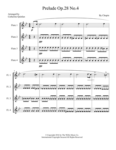 Prelude In E Minor, Op. 28, No. 4