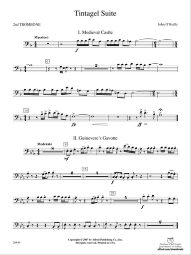 Tintagel Suite: 2nd Trombone