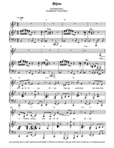 Bijou (Rhumba a la Jazz)