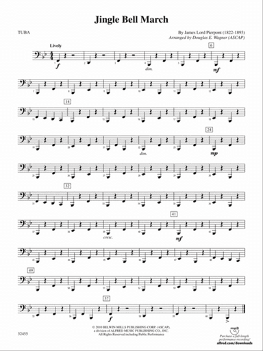 Jingle Bell March: Tuba