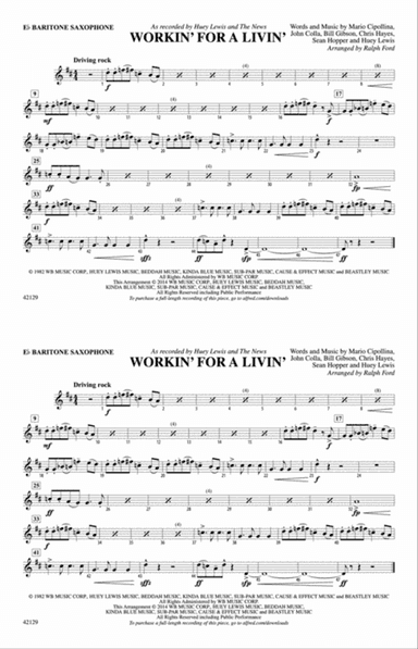 Workin' for a Livin': E-flat Baritone Saxophone