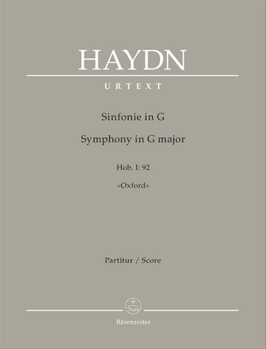 Symphony G major Hob. I:92 "Oxford"