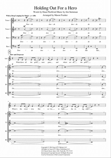 Holding Out For A Hero