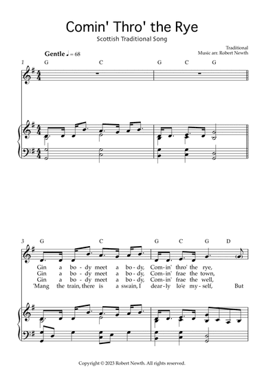Comin' Thro' the Rye (Traditional Scottish Song)