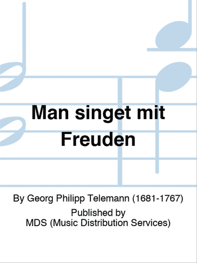 Man singet mit Freuden