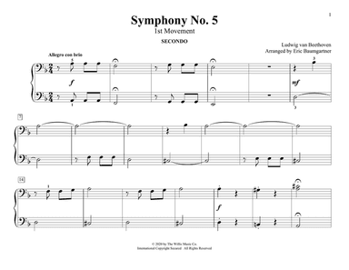 Symphony No. 5 (1st Movement) (arr. Eric Baumgartner)