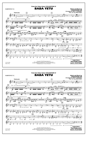Baba Yetu (from Civilization IV) (arr. Matt Conaway) - Baritone T.C.