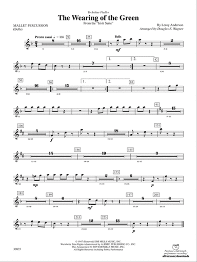 The Wearing of the Green (from the Irish Suite): Mallets