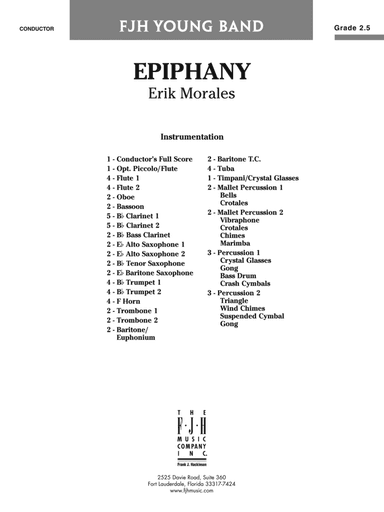 Epiphany: Score