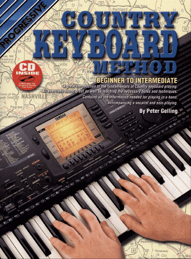 Progressive Country Keyboard Method (Book/CD)