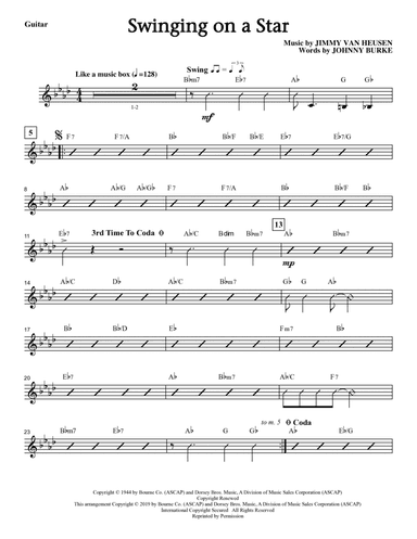 Swinging on a Star (arr. Greg Gilpin) - Guitar
