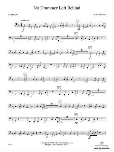 No Drummer Left Behind: Bassoon