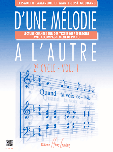 D'une melodie a l'autre - Volume 1