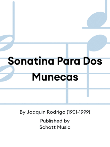 Sonatina Para Dos Munecas