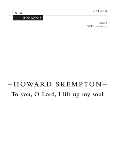 To you, O Lord, I lift up my soul