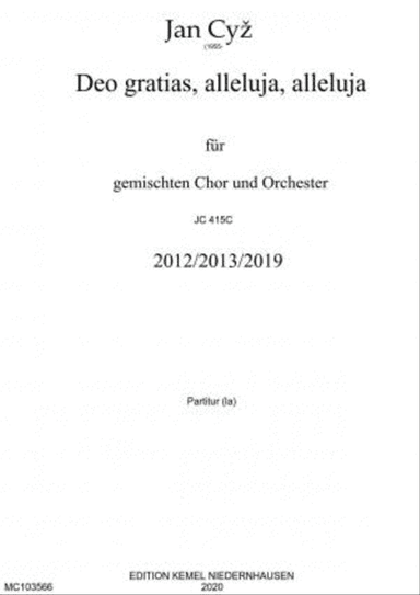 Deo gratias, alleluja, alleluja