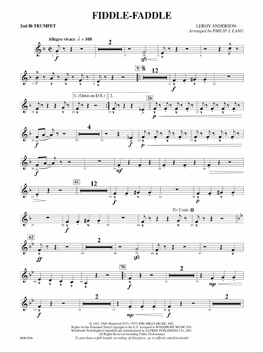 Fiddle-Faddle: 2nd B-flat Trumpet