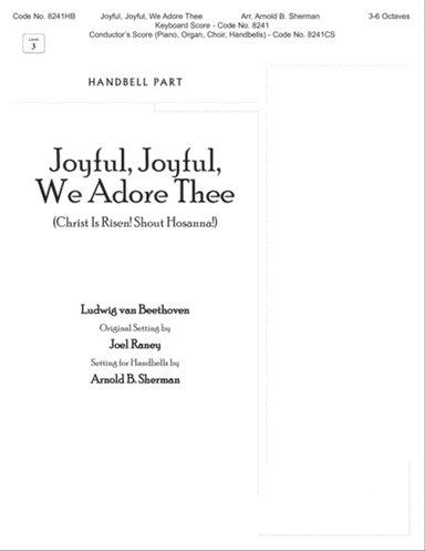 Joyful, Joyful, We Adore Thee