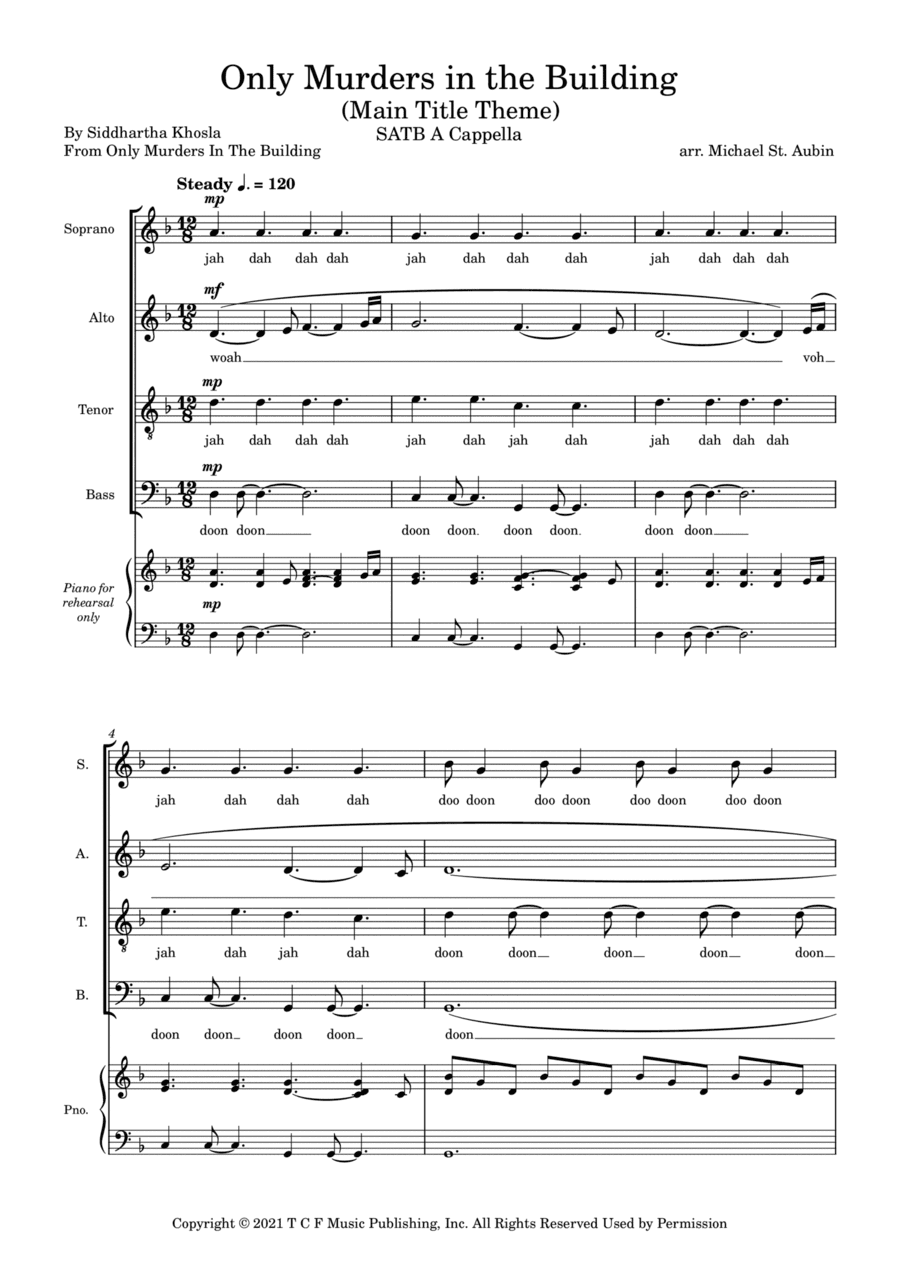 Only Murders In The Building Main Title Theme