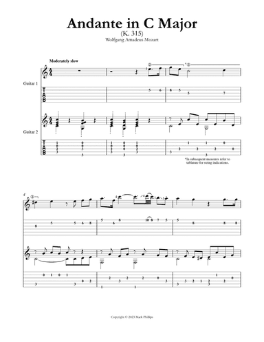 Andante in C Major