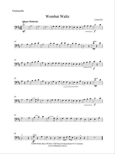 Wombat Waltz: Cello