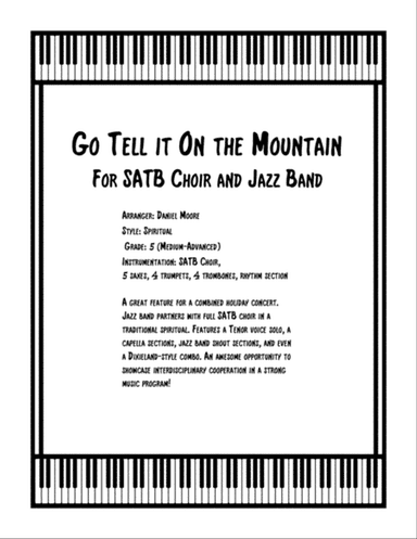 Go Tell It on the Mountain - for SATB Choir and Jazz Band