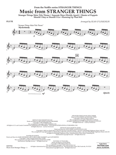 Music from Stranger Things - Flute