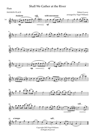 Shall We Gather at the River