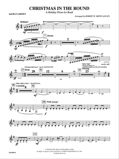Christmas in the Round: 2nd B-flat Clarinet