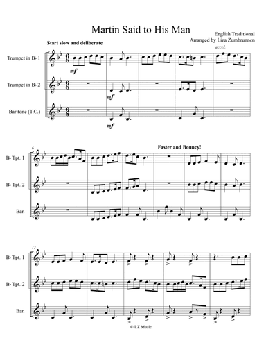 Martin Said To His Man (as played by the Gaelic Brass)