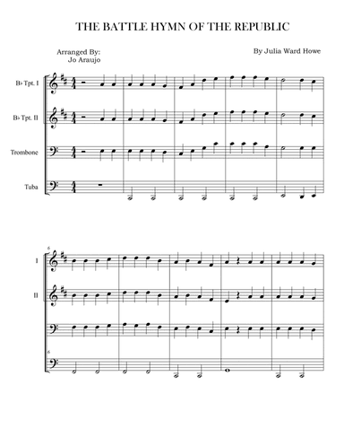 THE BATTLE HYMN OF THE REPUBLIC