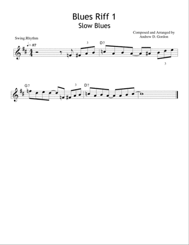 Beginner Blues Lesson 1 for Tenor Sax