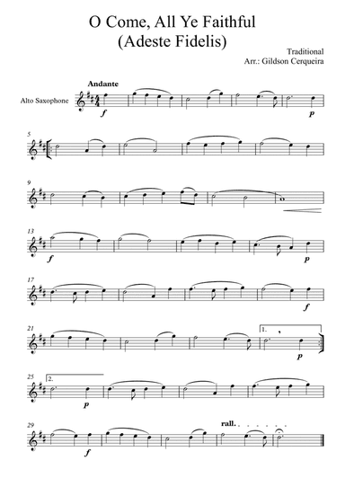 O Come, All Ye Faithful (Adeste Fidelis)