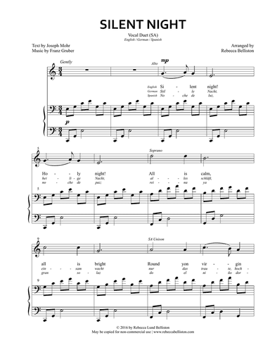 Silent Night (Vocal Duet)