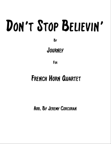 Don't Stop Believin'