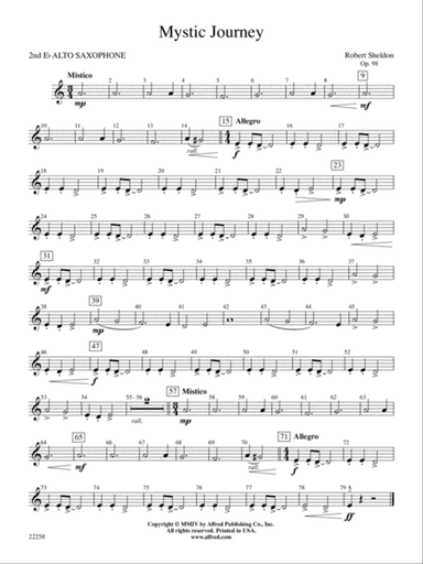 Mystic Journey: 2nd E-flat Alto Saxophone