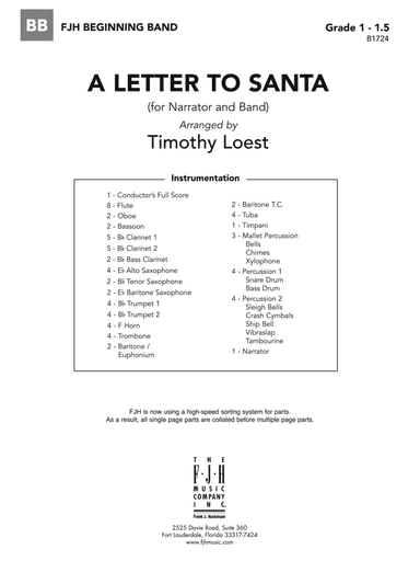 A Letter to Santa: Score