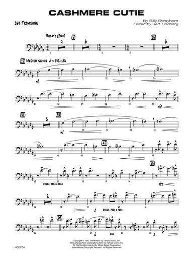 Cashmere Cutie - 1st Trombone