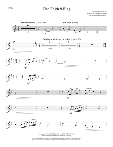 The Folded Flag - Violin 2