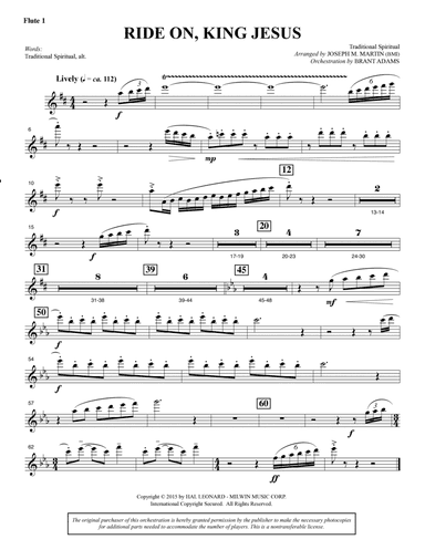 Ride On, King Jesus (arr. Joseph M. Martin) - Flute 1