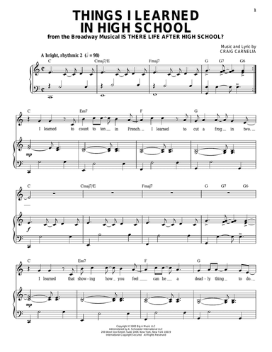 Things I Learned In High School