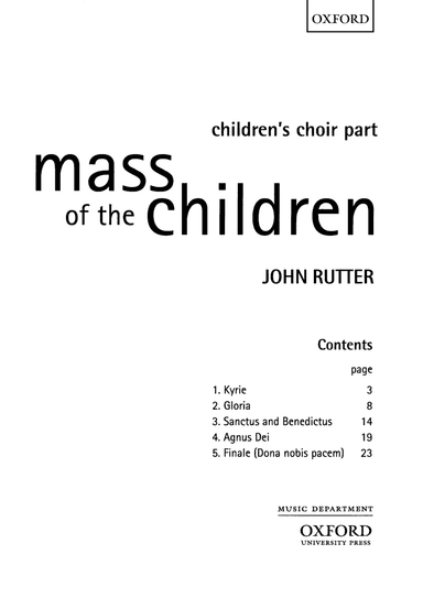 Mass of the Children