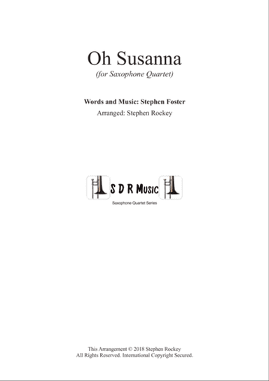 Oh Susanna (for Saxophone Quartet)