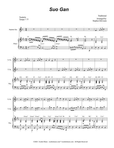 Suo Gan (Duet for Soprano and Tenor Saxophone)