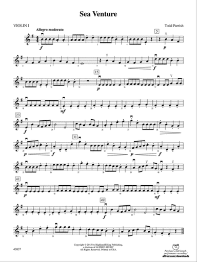Sea Venture: 1st Violin