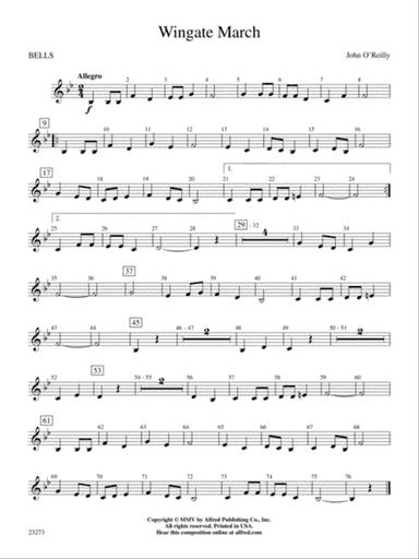 Wingate March: Bells