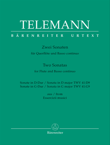 Two Sonatas for Flute and Basso continuo