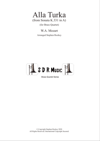 Alla Turka (Turkish March) for Symphonic Brass Quartet