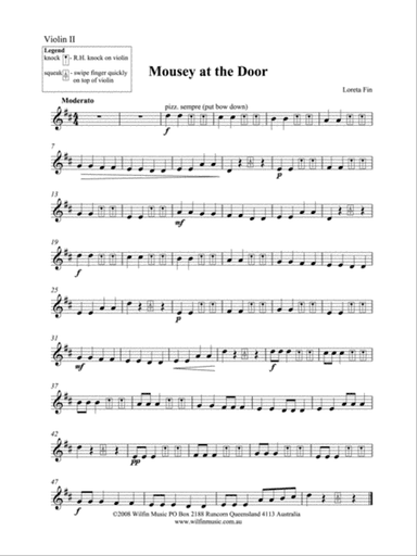 Mousey at the Door: 2nd Violin