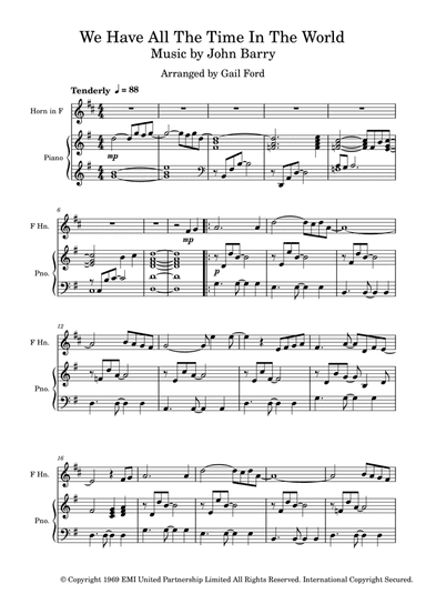 We Have All The Time In The World